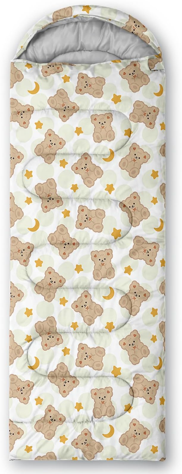 AILONEN Pink Lovely Rabbit Sleeping Bag for Girls Kids Adults,Warm and Cool Weather,Lightweight,Waterproof Backpacking,Cartoon Flowers Printed Bunny Sleeping Bag for Camping