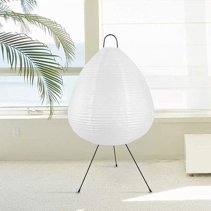 YY YEARCHY White Paper Lanterns Lamp Table Lamp Japanese Lantern Lamps for Bedroom Livingroom(Lamp Shape)