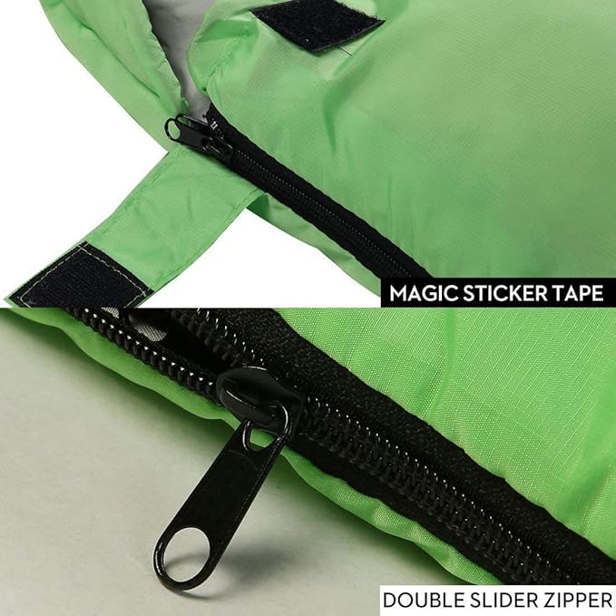 Sleeping Bag,3-4 Seasons Warm Cold Weather Lightweight, Portable, Waterproof Compression Sack Adults & Kids - Indoor & Outdoor Activities: Traveling, Camping, Backpacking, Hiking