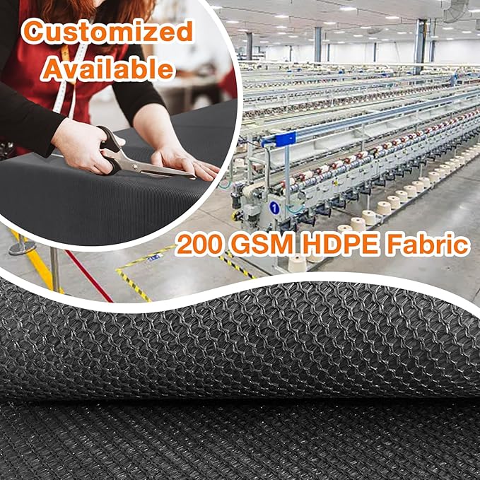 Artpuch Outdoor Pergola Shade Cover 8x9 FT Sun Shade Cloth with Grommets Dark Grey 90% UV Protection Canopy Patio Privacy Screen (Customized Available)