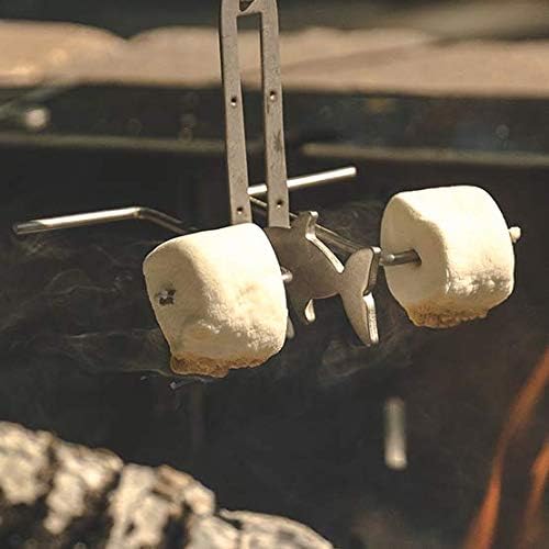 Campfire Roasting Sticks – Smore Sticks & Hot Dog Skewers for Fire Pit Cooking – Camping Essentials & Must Haves Campfire Accessories for Family Fun Outdoors