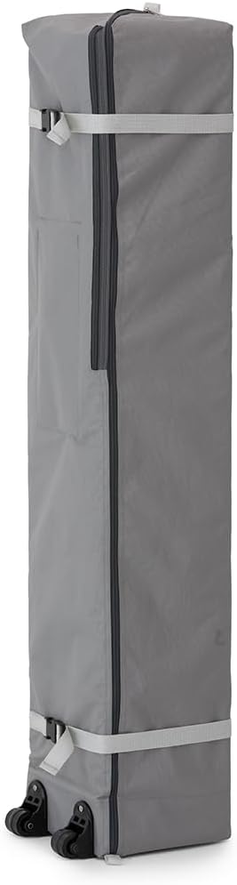 CORE 10 FT x 10 FT Instant Pop Up Canopy Tent | Portable Straight Leg Outdoor Gazebo Shelter with Wheeled Carry Bag | Perfect for Camping, Beach, Picnic, Backyards, BBQ, Tailgate, Patio and Party
