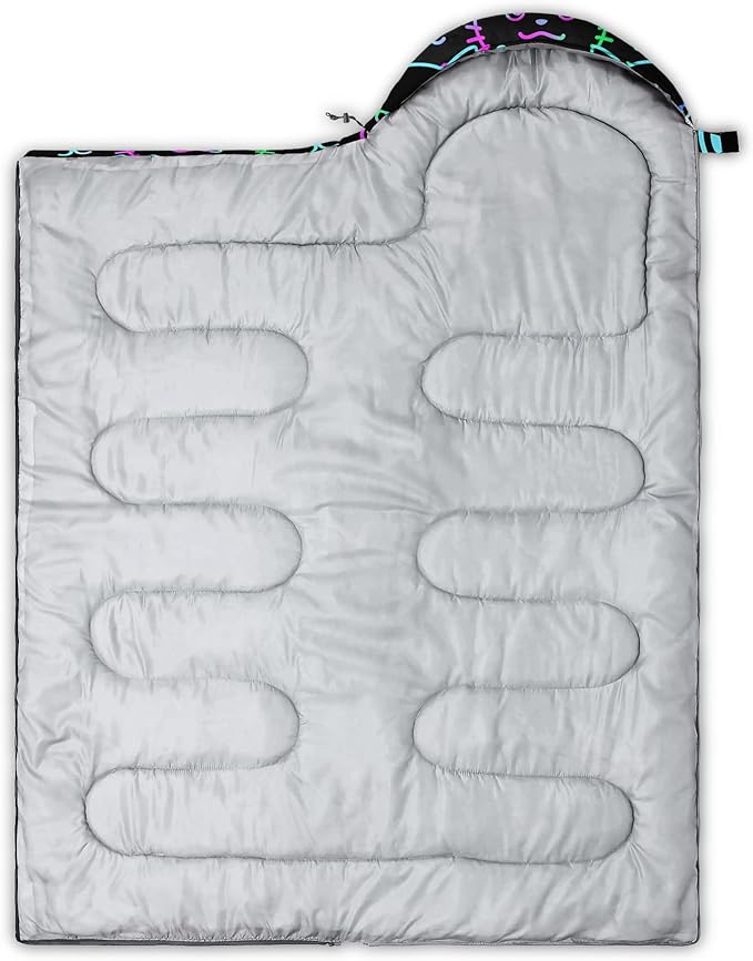 BailiPromise Camping Sleeping Bags,3 Season Warm & Cool Weather,Lightweight,Waterproof Sleeping Bags for Adults & Kids,Traveling,and Outdoors,Camping Gear Equipment