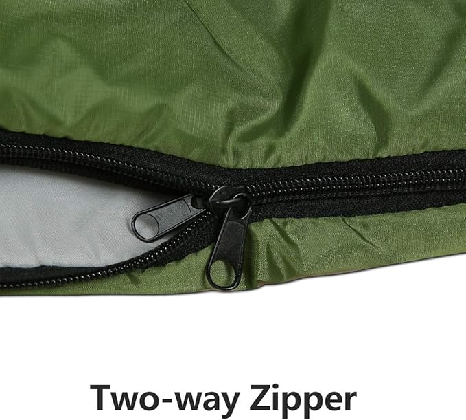 Sleeping Bag,3-4 Seasons Warm Cold Weather Lightweight, Portable, Waterproof Compression Sack Adults & Kids - Indoor & Outdoor Activities: Traveling, Camping, Backpacking, Hiking