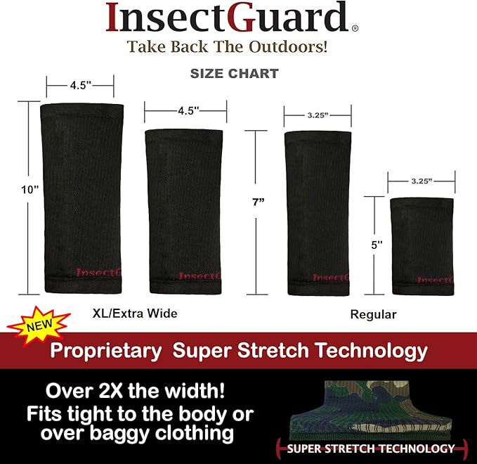 Permethrin Treated Repels Tick Mosquitoes Flies Chiggers & More Insect Repellent Complete 1 Packages