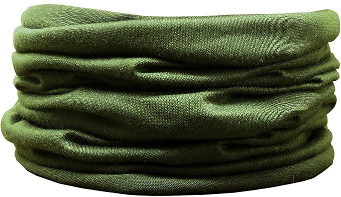 $averPak BodyForge & InsectGuard - Permethrin Treated Mosquitoes, Flies, Ticks & More Insect Repellent Tube Bandanna Neck Gaiter Headband (Green)
