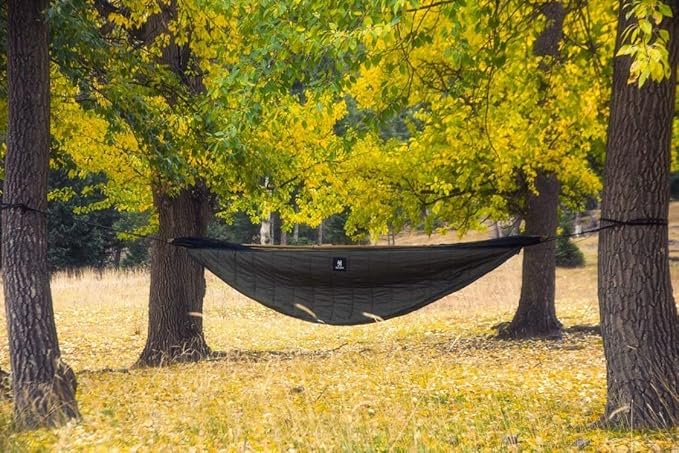 OneTigris Night Protector Ultralight Hammock Underquilt, Full Length Camping Quilt for Hammocks Warm 3-4 Seasons, Weighs only 28oz, Great for Camping Hiking Backpacking Traveling Beach