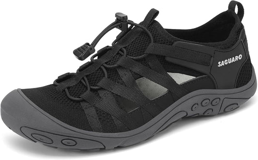 Mishansha Womens Hiking Sandals Closed Toe Comfortable Sport Sandal Non-Slip Quick Dry Water Shoes for Outdoor Beach Trekking