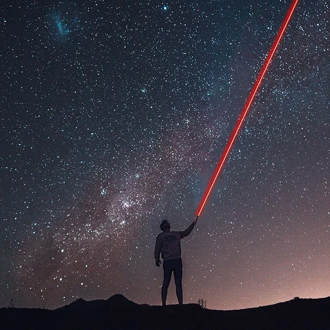 [Professional] Rechargeable Red Line Light Flashlight Long Distance Range for TV/LED/LCD Screens Tactical Flashlights Presentation Office/Outdoors/Astronomic/Construction [001]